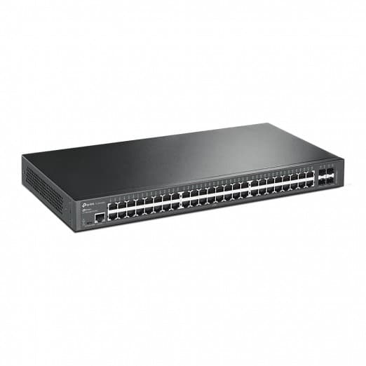JetStream 48-портовый гигабитный управляемый коммутатор уровня 2+ с четырьмя слотами SFP+ 10 Гбит/с TP-Link TL-SG3452X-2