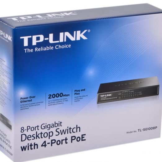 Коммутатор TP-LINK TL-SF1008P 8-портовый (Switch)-2