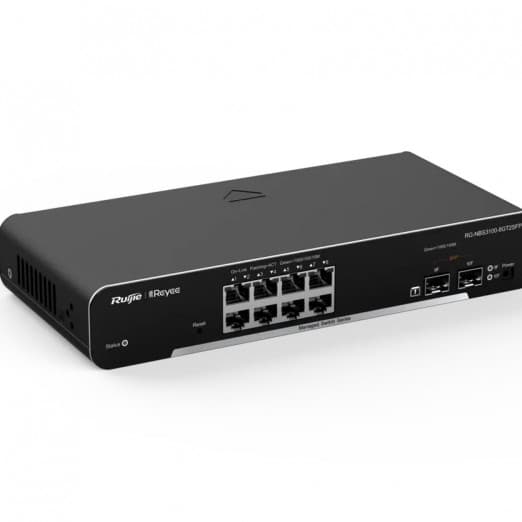 Ruijie-Reyee RG-NBS3100-8GT2SFP-P 8-portli POE gigabit boshqariladigan kommutator-3