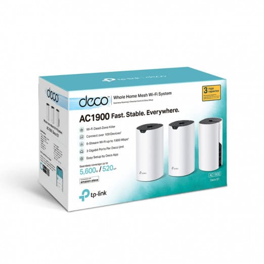Mesh Wi-Fi tizimi TP-Link Deco S7/AC1900 (3-pack) Tavsifi-2
