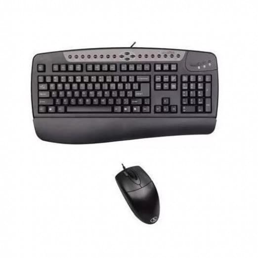 USB Проводной комплект клавиатуры и мыши A4-Tech KB-8620DB-2