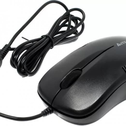 A4-Tech OP-560NU - USB simli sichqoncha (Qora)-3