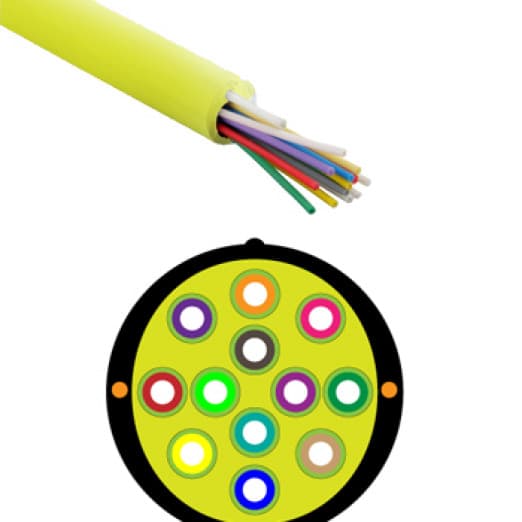 Optik kabel, GJPFJH-12B6a1 (yonmaydigan, ichki ishlov uchun)-2