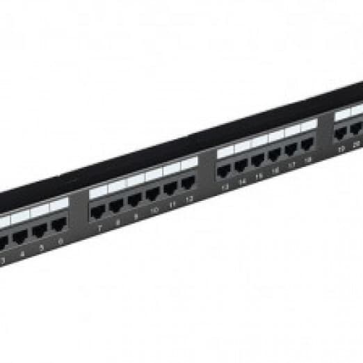 Патч-панель, Patch panel 24 port UTP Cat 6-1