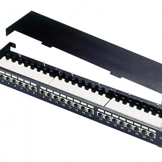 Патч-панель, Patch panel 24 port FTP Cat 5e-4