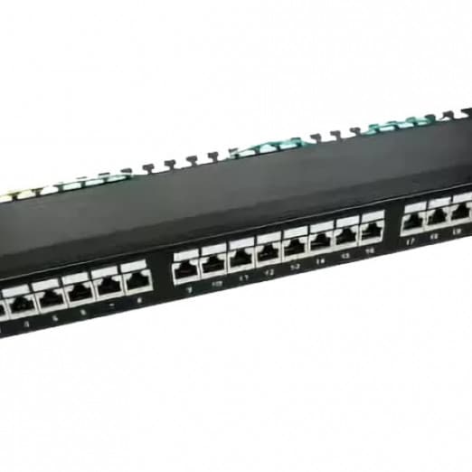 Патч-панель, Patch panel 24 port FTP Cat 5e-1