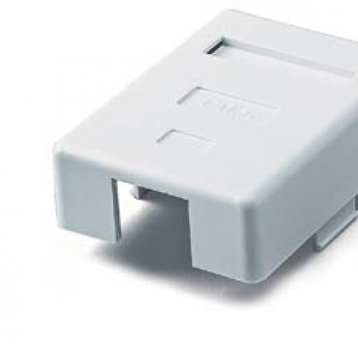 Розетка 1хRJ45, Socket RJ45, 1 port, UTP, 5e cat-2