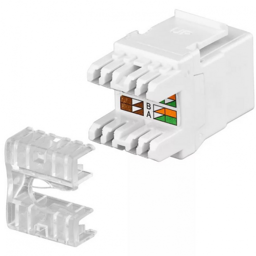 Модуль RJ45, Keystone jack RJ45 UTP cat 5e-3