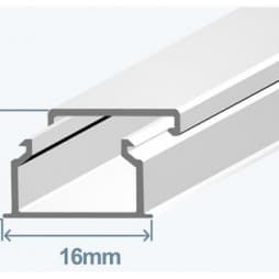 Короб пластмассовый, Mini-Trunking 16х10мм MMT0