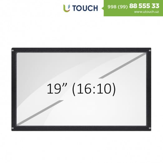 Инфракрасная сенсорная рамка со стеклом, 19-дюймов (4 касанй) (16-10)-1