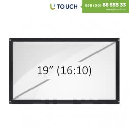 Инфракрасная сенсорная рамка со стеклом, 19-дюймов (4 касанй) (16-10)