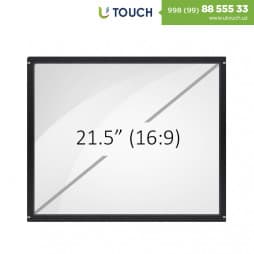 Инфракрасная сенсорная рамка со стеклом, 21.5-дюймов (4 касаний) (16-9)