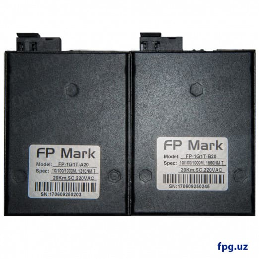Mediakonverter FP-1G1T-A20/B20 10/100/1000V 1310/1550-3