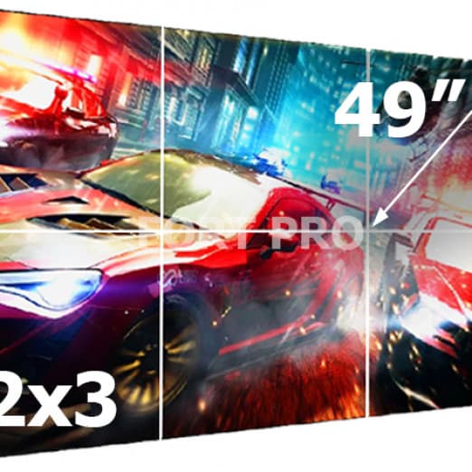 Видеостена LCD FP-2x3 49&quot; диагональ-1