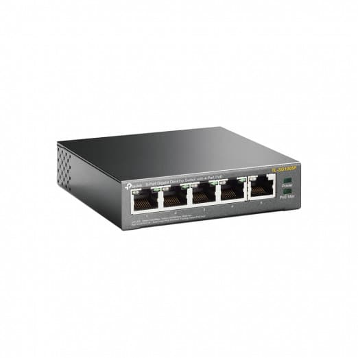 Коммутатор TP-Link TL-SG1005P 5-портовый (Switch)-3