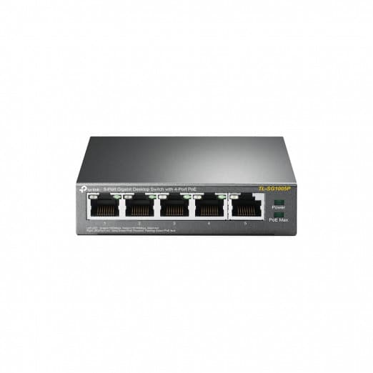 Коммутатор TP-Link TL-SG1005P 5-портовый (Switch)-2
