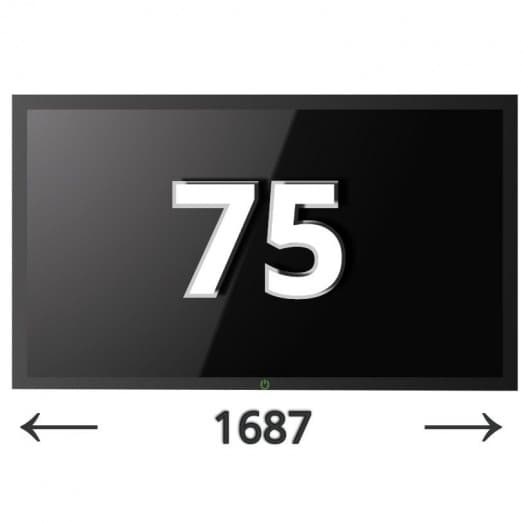 Моноблочный телевизор US-AD750PBH 75&quot; - диагональ-2