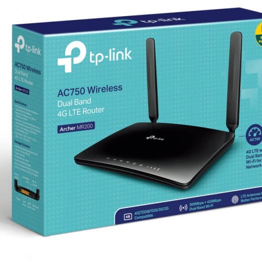 Роутер TP-Link Archer MR200 AC750 Двухдиапазонный 4G LTE Wi-Fi модем-2