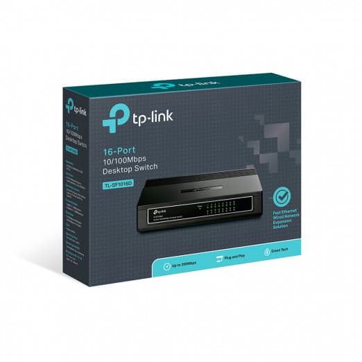 Коммутатор TP-Link TL-SF1016D 16-портовый (Switch)-3