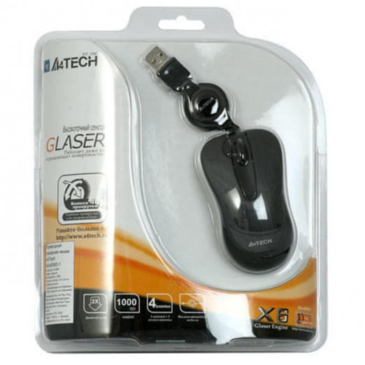 A4-Tech X6-60MD USB Проводная мышка-3