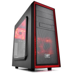 Кейс DeepCool TESSERACT SW-RD Red-Black