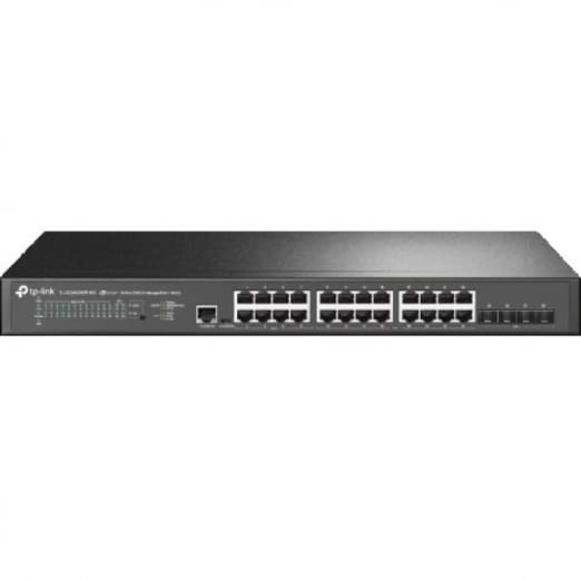 TP-Link SG3428XPP-M2 Omada — Управляемый коммутатор L2+ с 24 портами 2.5GBASE-T (16 PoE+ и 8 PoE++) и 4 слотами SFP+ 10G-2