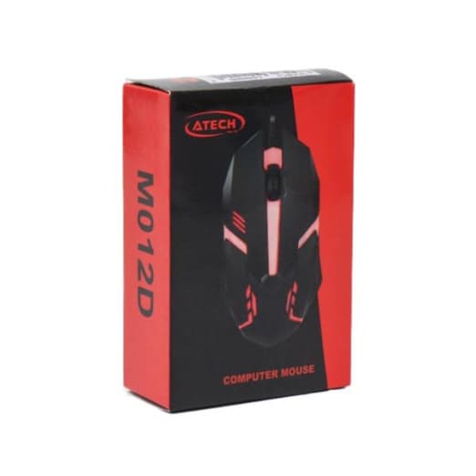 A4Tech M012D Black USB simli sichqoncha-2