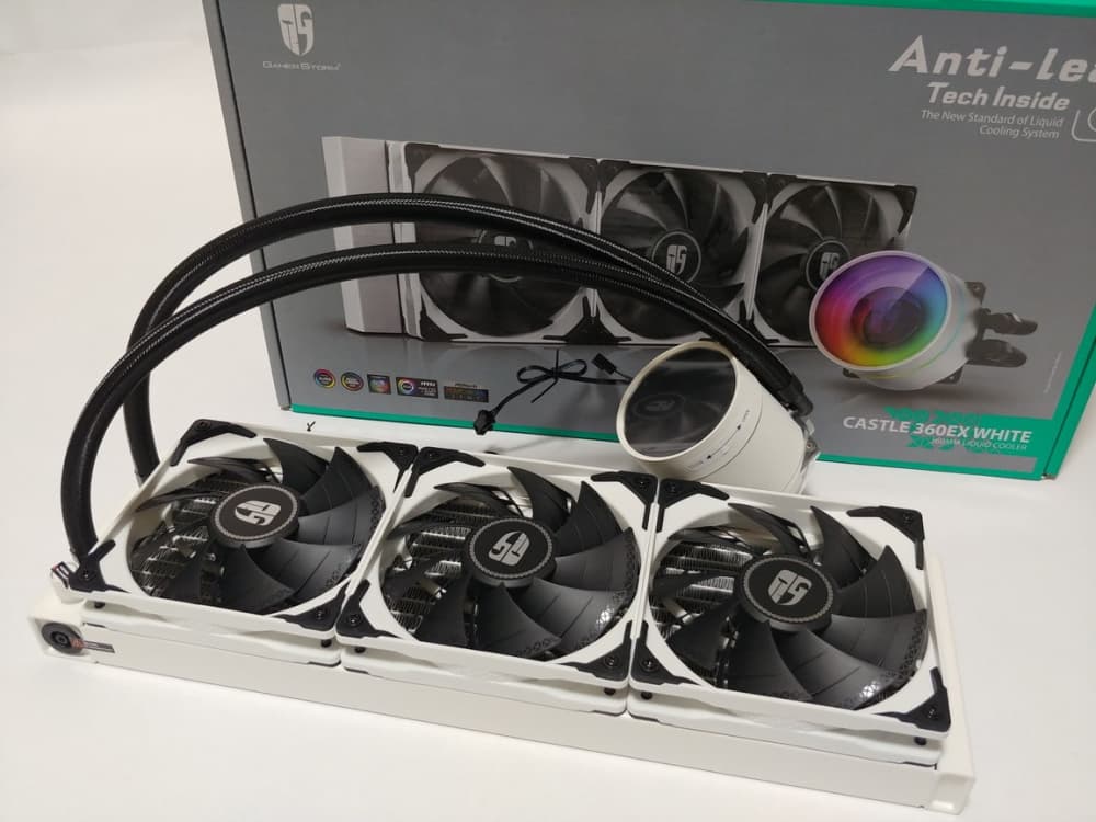 Обзор на систему жидкостного охлаждения DeepCool CASTLE 360EX WHITE