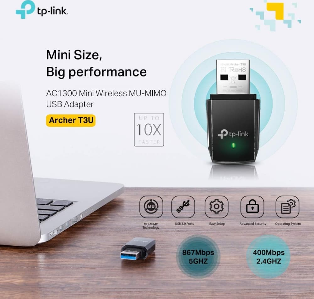 Обзор на TP-Link Archer T3U/AC1300