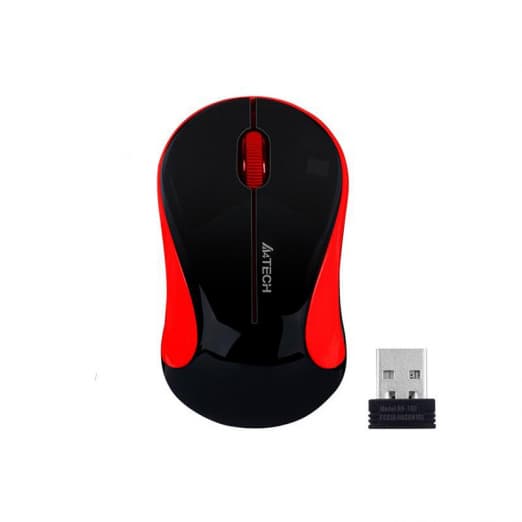 A4-Tech G3-270N USB Беспроводная мышка (Black-Red)-1