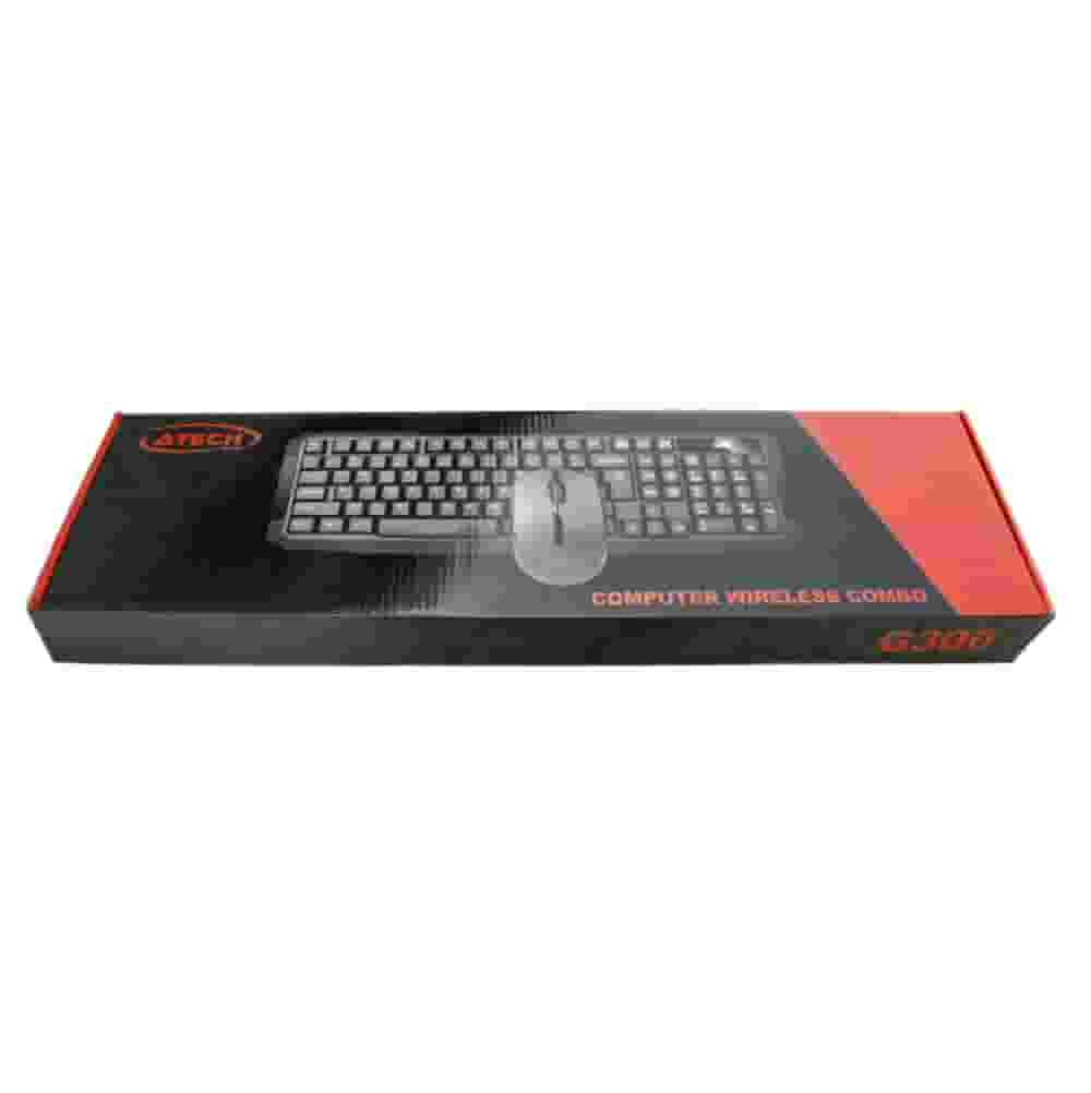 ATech G300 Black - USB Беспроводной комплект мышки и клавиатуры-1