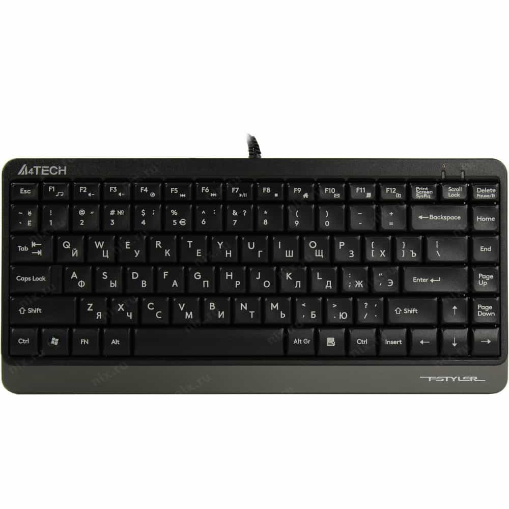 A4Tech FK11 USB Проводная клавиатура Black-1