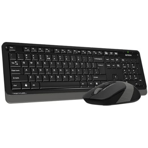 A4-Tech FG1010 (Black+Grey) - USB Беспроводной комплект мышки и клавиатуры-1