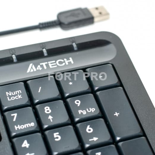 A4-Tech F1010 - USB Проводной комплект мышки и клавиатуры (BLACK+GREY)-4