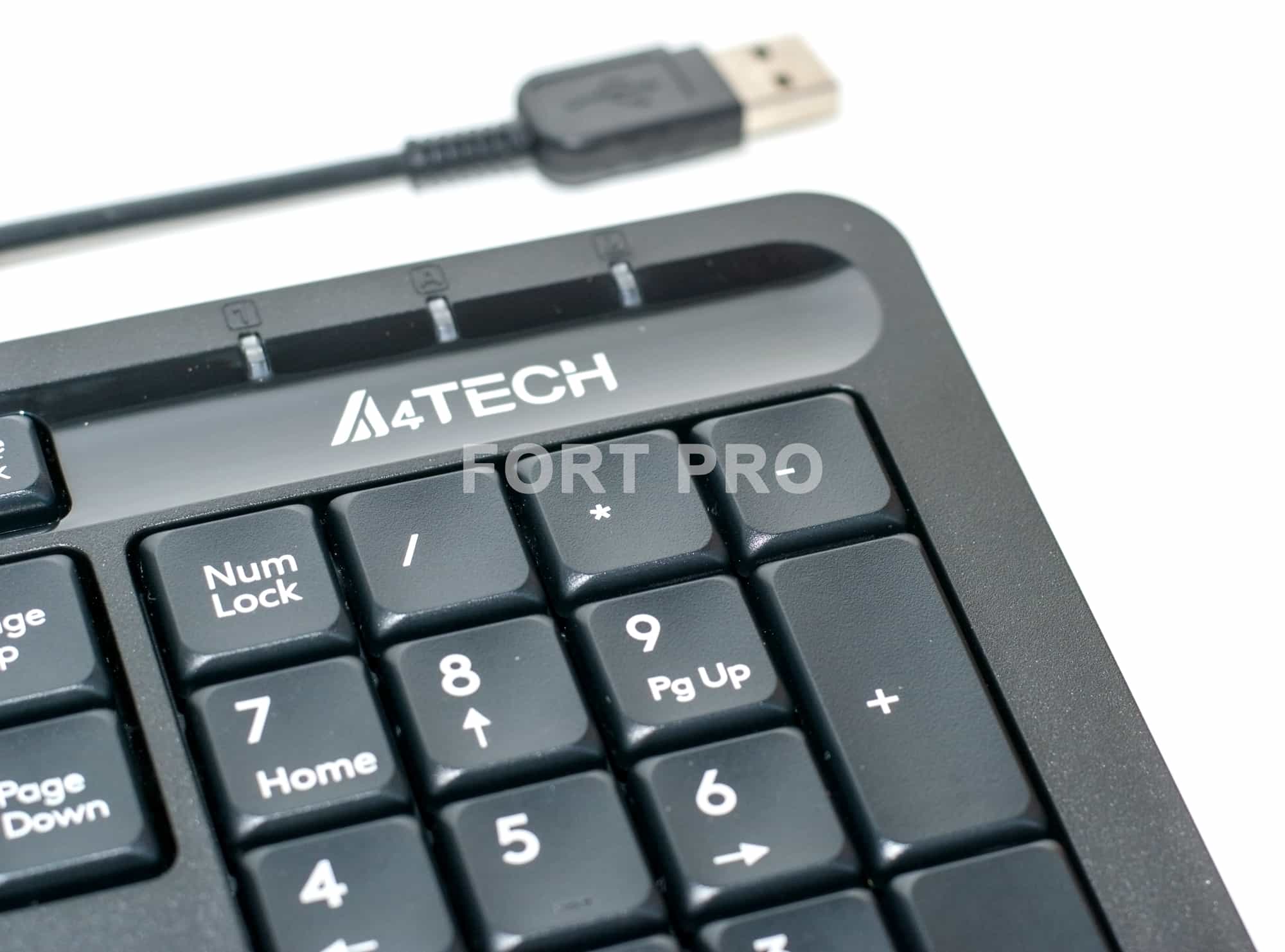 A4-Tech F1010 - USB Проводной комплект мышки и клавиатуры (BLACK+GREY)-4