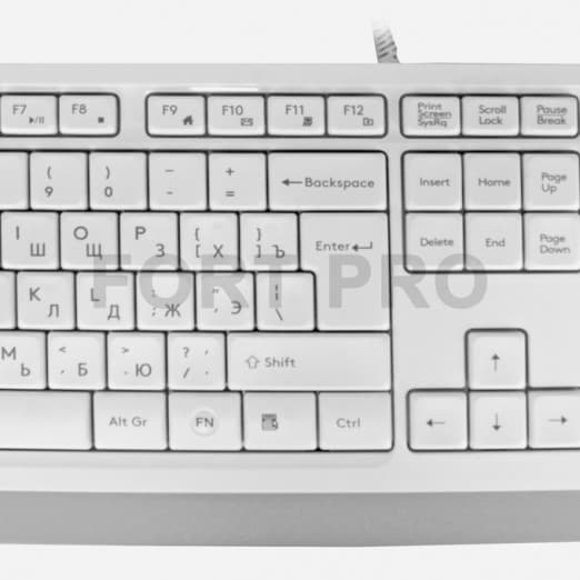 A4-Tech F1010 - USB Проводной комплект мышки и клавиатуры (WHITE+GREY)-2