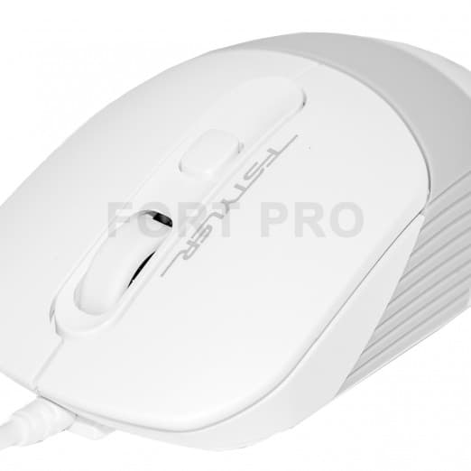 A4-Tech F1010 - USB Проводной комплект мышки и клавиатуры (WHITE+GREY)-3