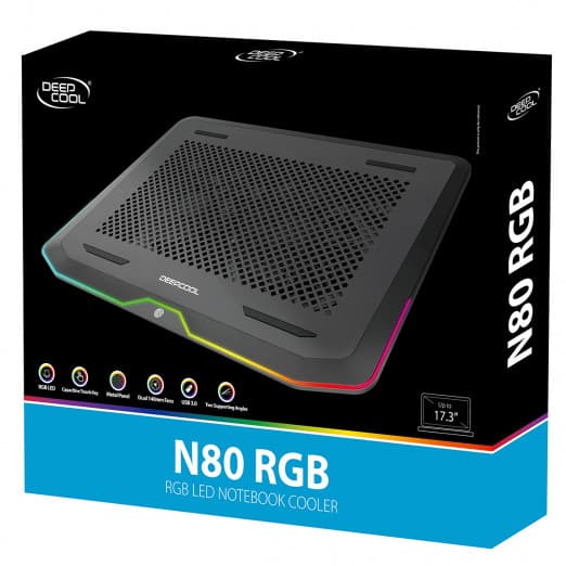 Deepcool N80 RGB Охлаждающая подставка для ноутбука-4