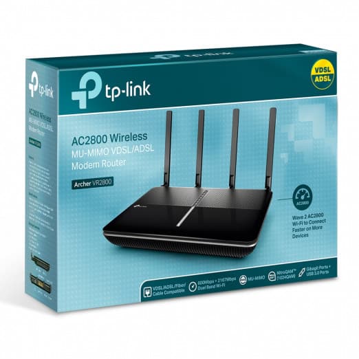 Модем Wi-Fi ADSL2 TP-Link Archer VR2800-4