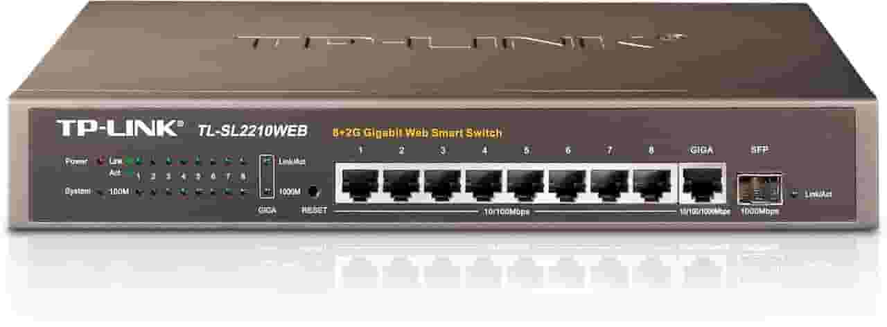 Коммутатор TP-Link TL-SG2210WEB (8-портовый switch)-1