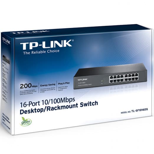 Коммутатор TP-Link TL-SF1016DS (16-портовый switch)-3