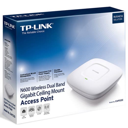 Wi-Fi Потолочная точка доступа TP-Link EAP220 Wan/Lan-3
