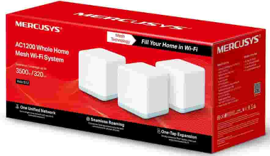 Mercusys HALO S12 (3-pack) AC1200 Домашняя Wi-Fi система-3