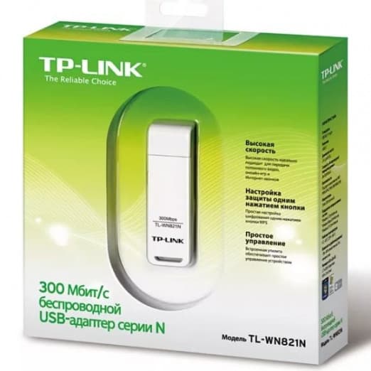 Wi-Fi адаптер TP-Link TL-WN821N-2