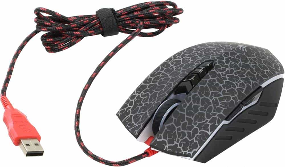 Bloody A70 RGB-Black USB Проводная игровая мышь-4