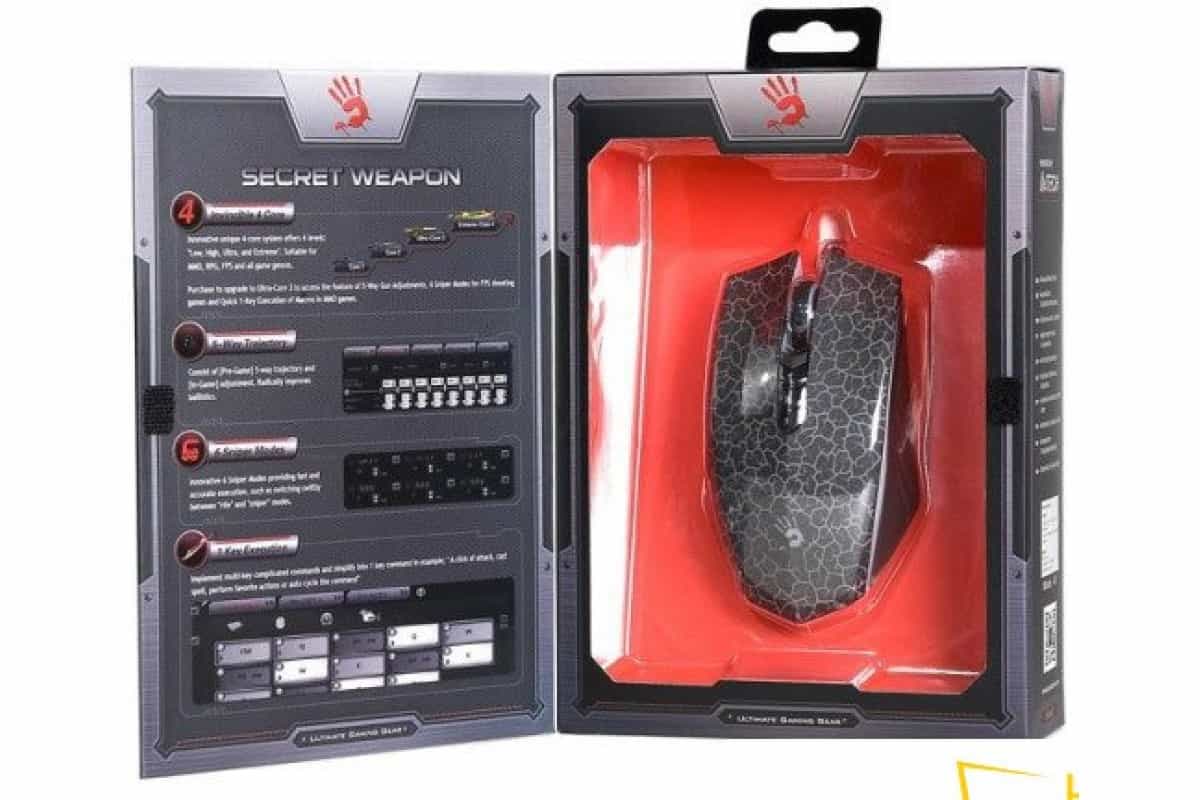 Bloody A70 RGB-Black USB Проводная игровая мышь-5