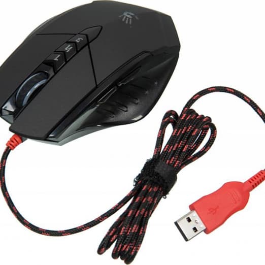 Bloody V7M71 RGB-Black USB Проводная игровая мышь + коврик-2
