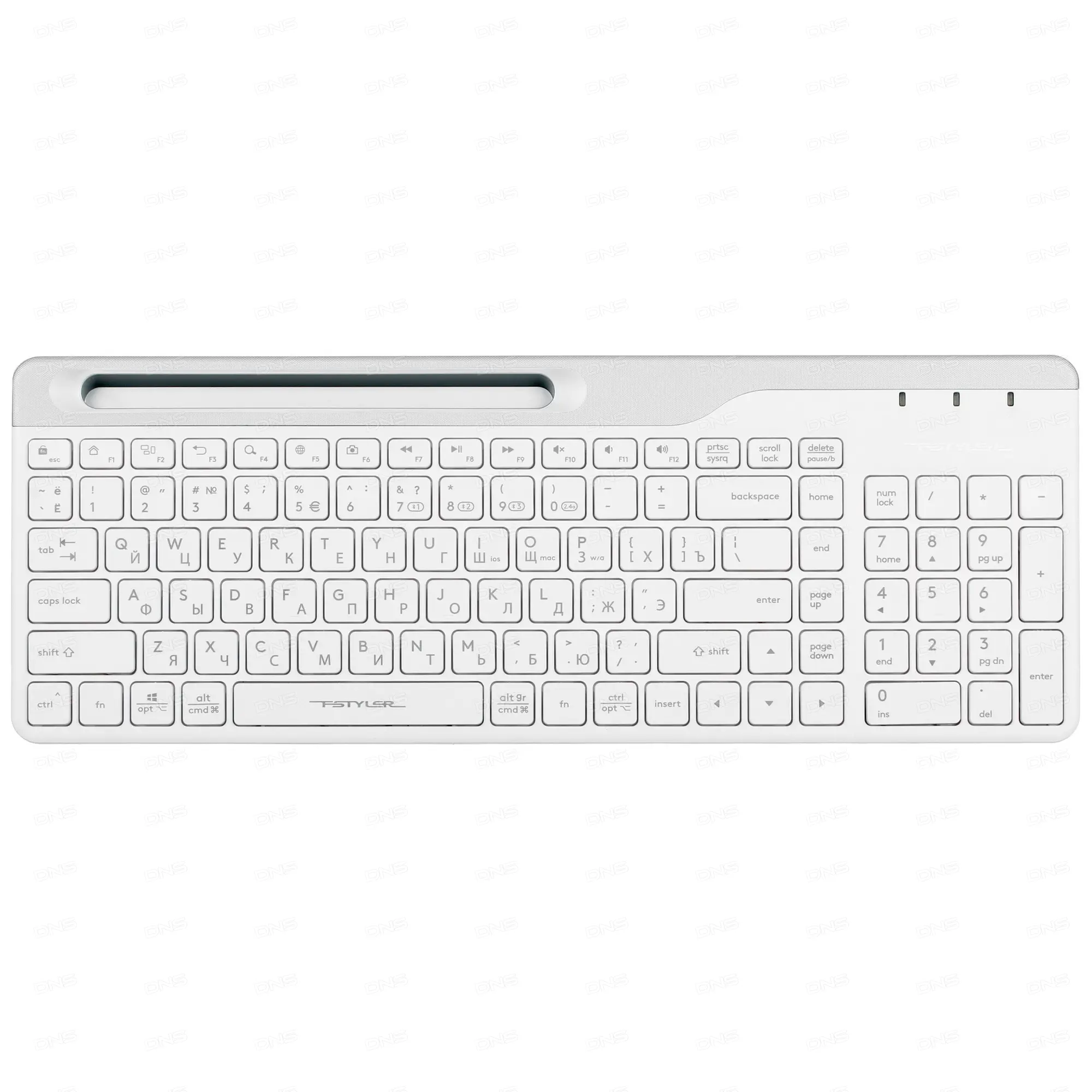 Беспроводная клавиатура A4tech FBK25 White-1