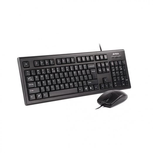 Проводной комплект клавиатуры и мыши A4-Tech KR-8520 DS Silent-1