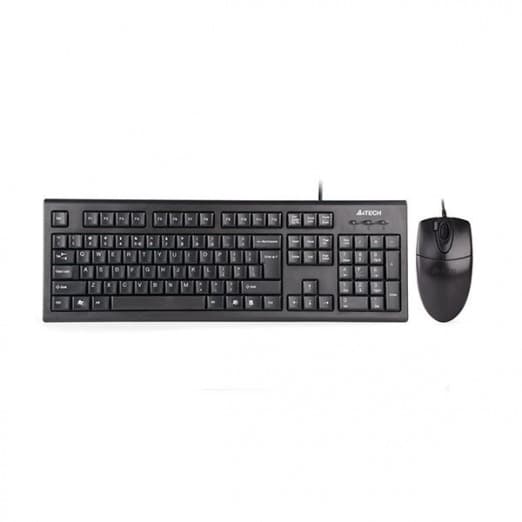 Проводной комплект клавиатуры и мыши A4-Tech KR-8520 DS Silent-2